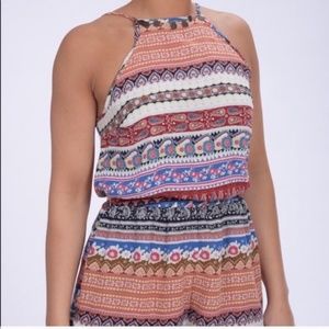 American Eagle Boho high necked romper!
